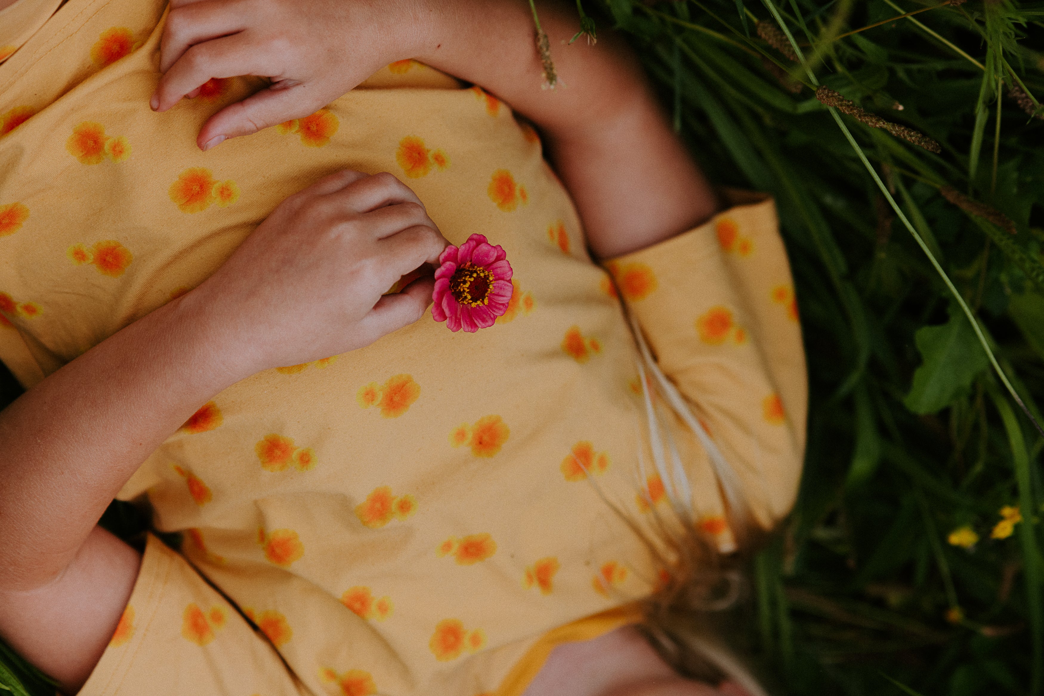 Orange Poppies - Cotton Day Set