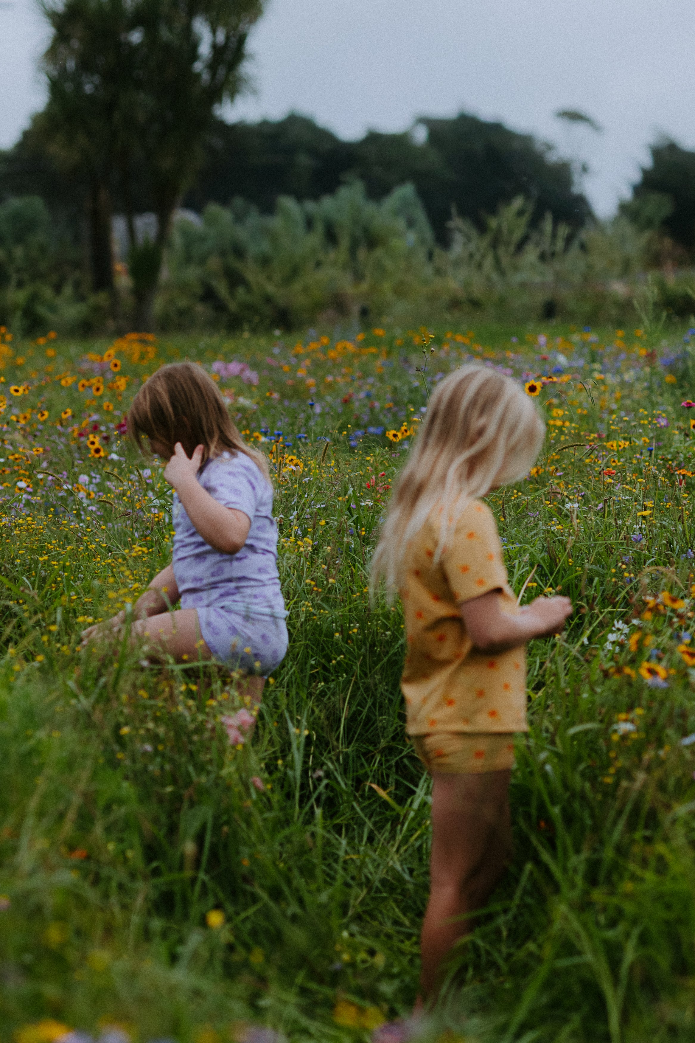 Orange Poppies - Cotton Day Set