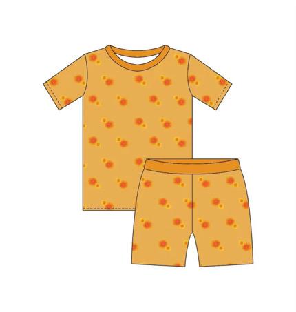 Orange Poppies - Cotton Day Set