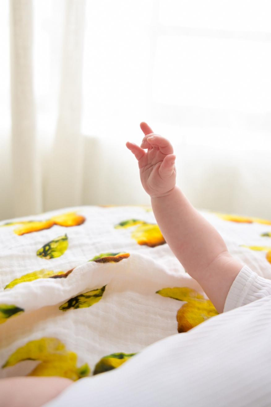Little Lemons Organic Cotton Swaddle - PREORDER